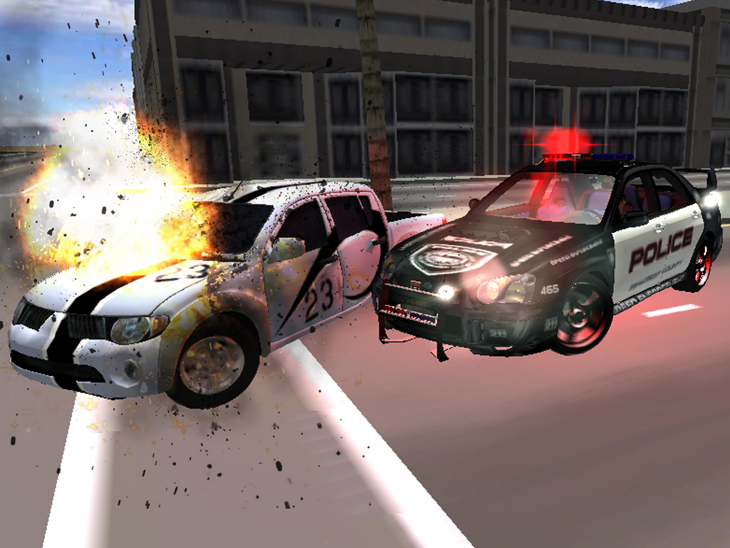 Police Hot Pursuit Game Screenshot