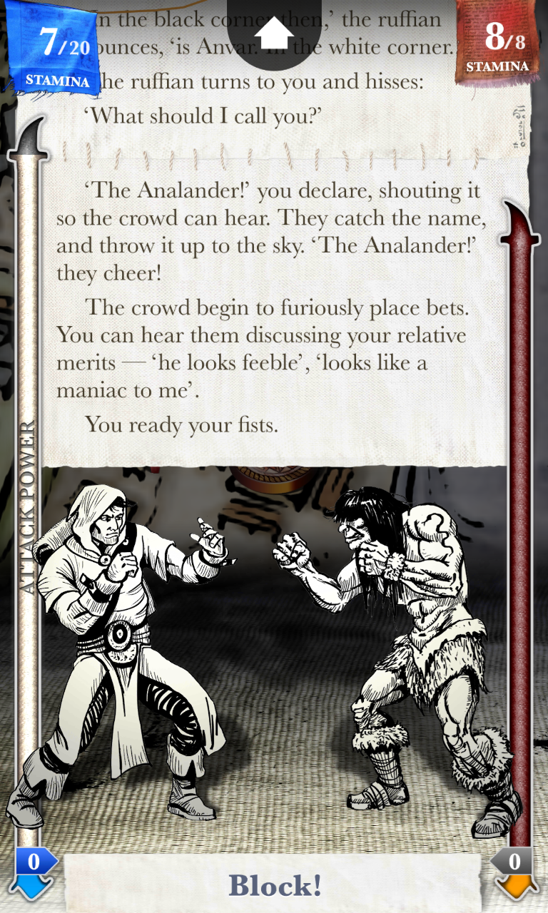 Sorcery! 2 Game Screenshot