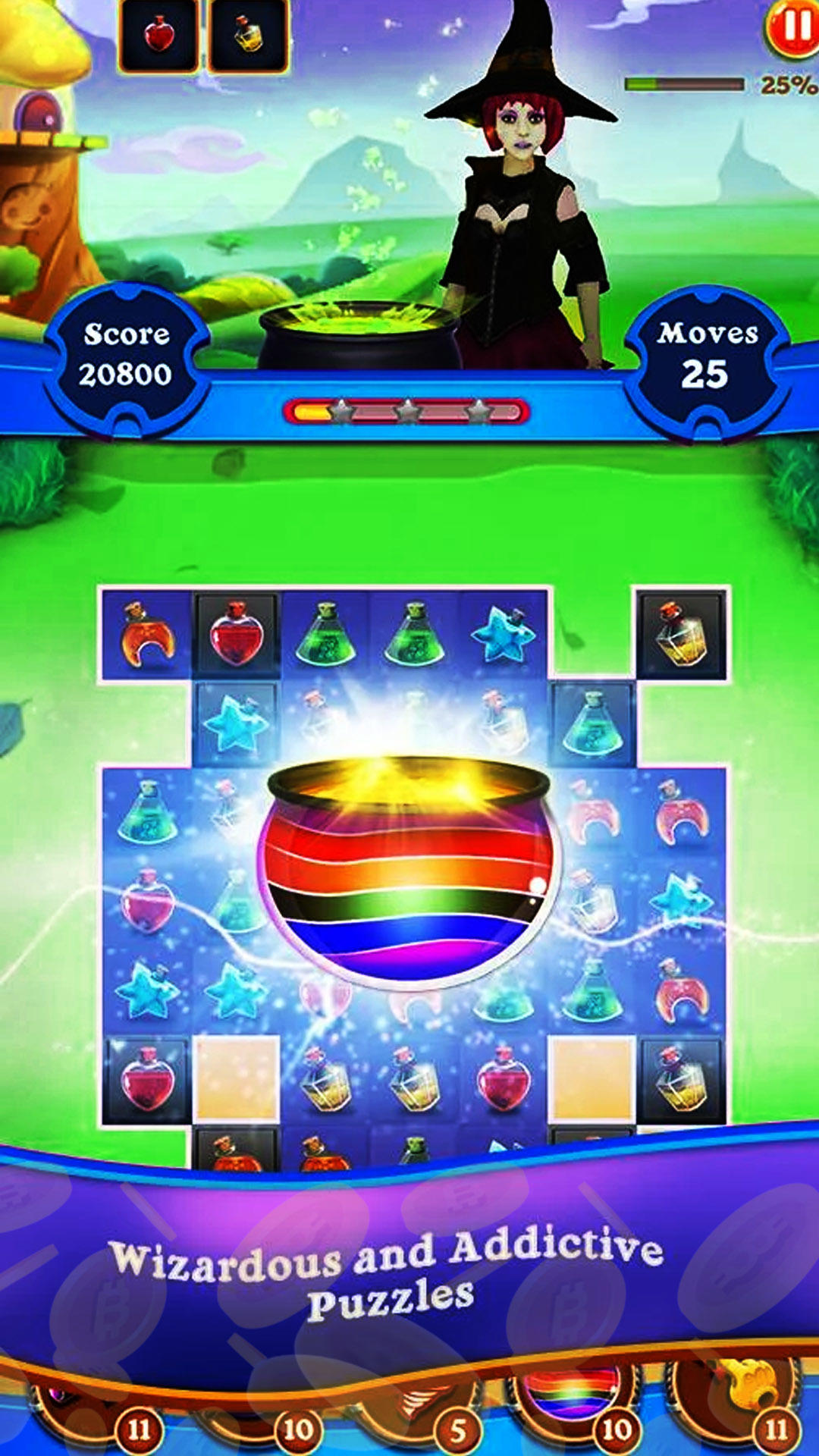 MagicMatch BTC Game Screenshot