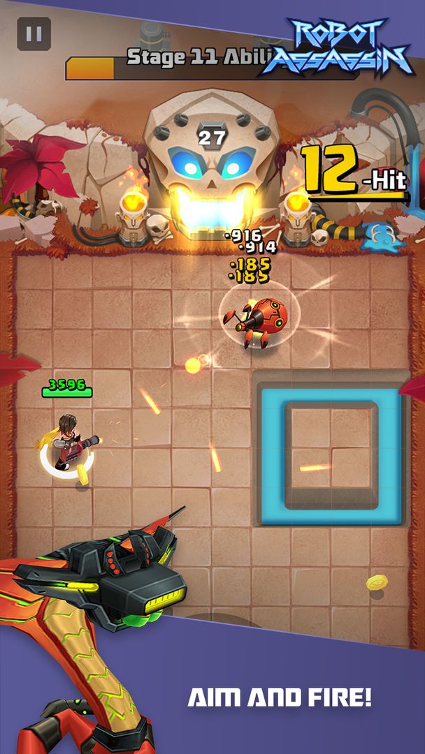 Screenshot of Robot Assassin: Bullet Fight