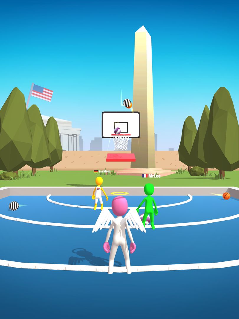 Five Hoops - Basketball Game 게임 스크린 샷