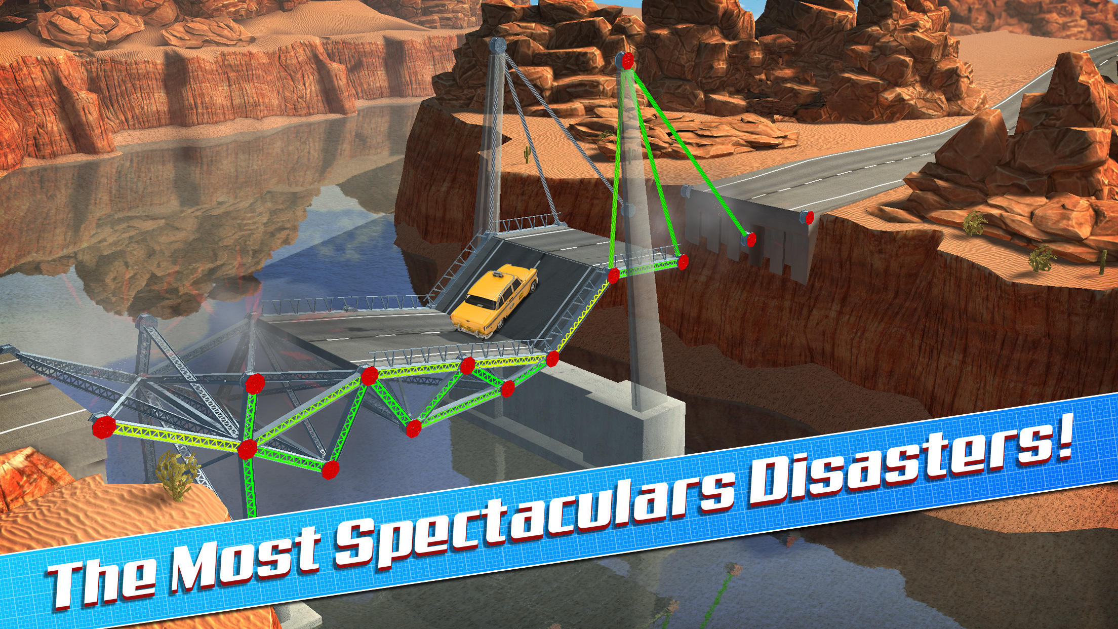 Bridge Construction Simulator Game Screenshot