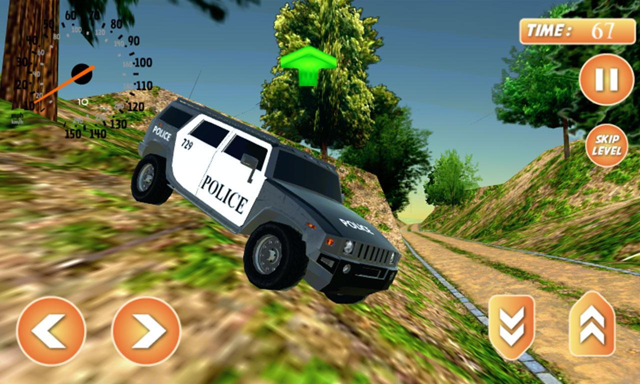 Скриншот игры Offroad Police Jeep Simulator