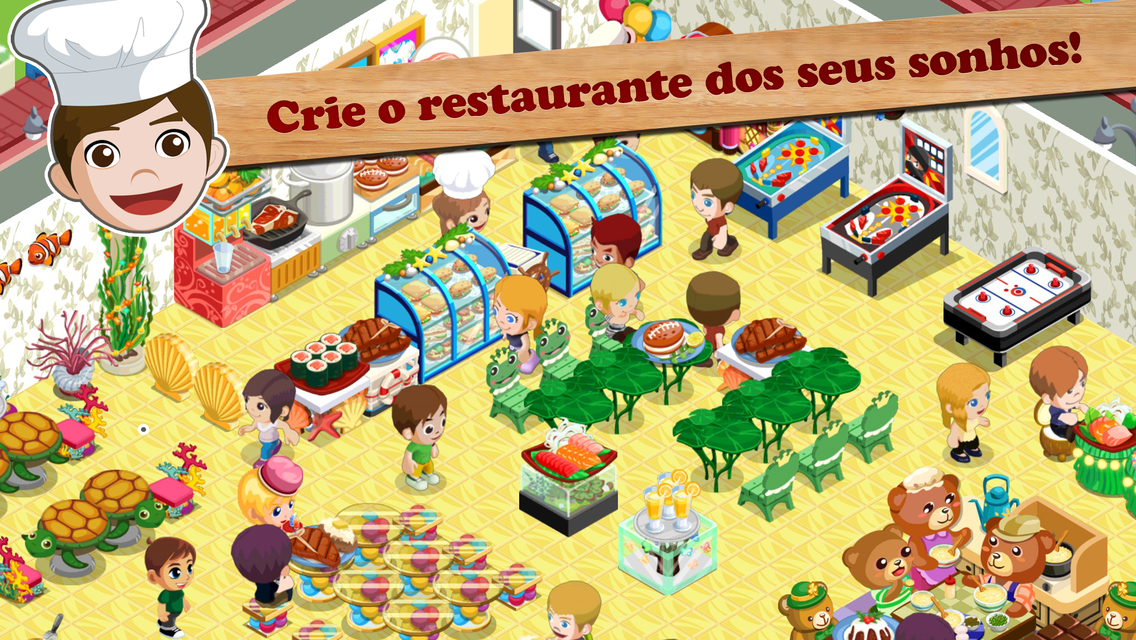 Captura de Tela do Jogo Restaurant Story: Hearty Feast