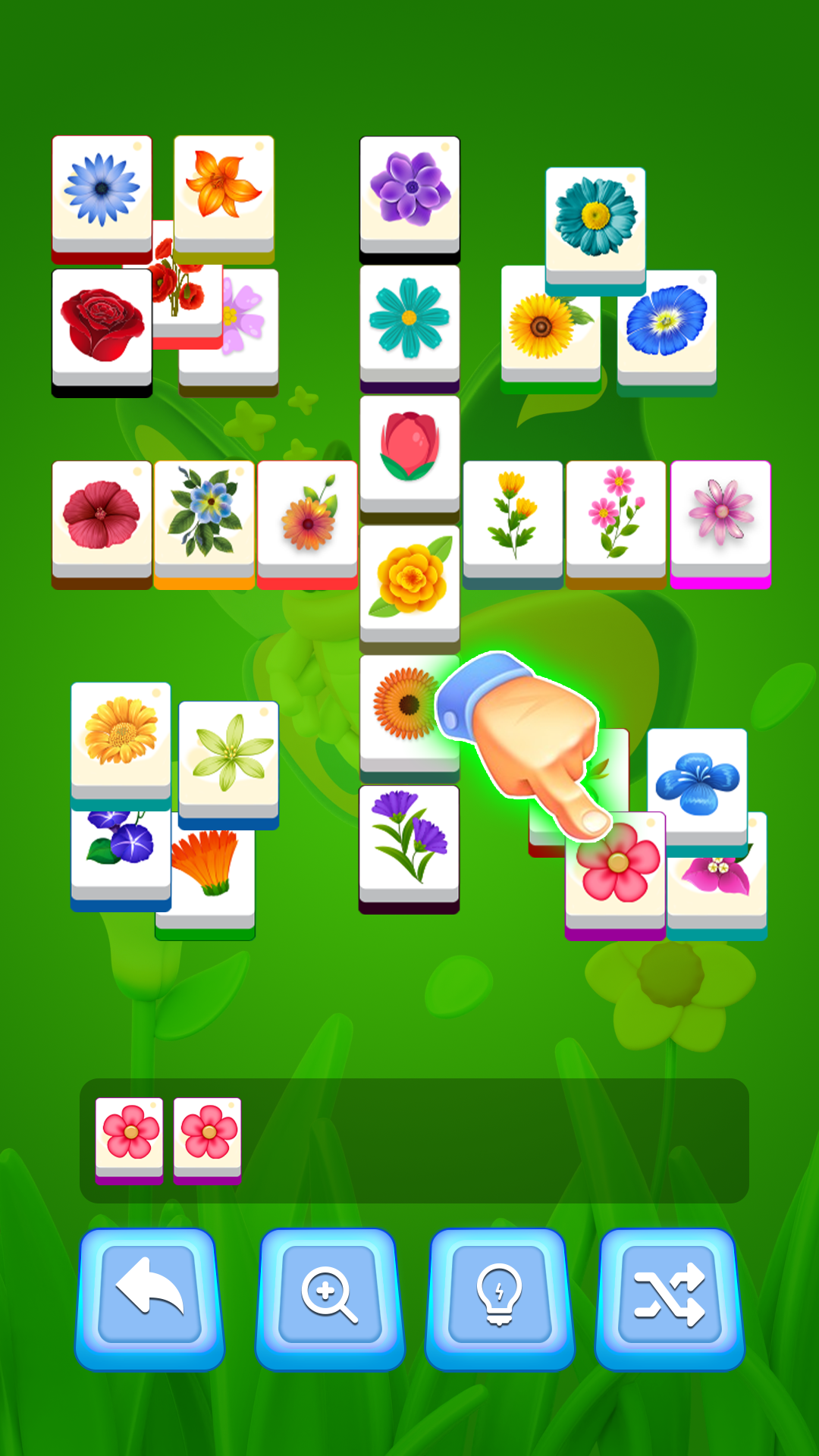 Cuplikan Layar Game Flower Tile Blossom Puzzle