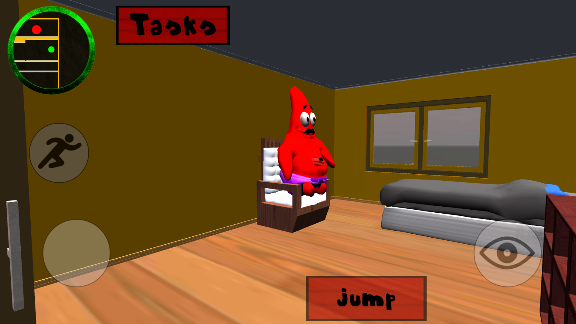 Patrick Star. Sponge's Neighbor of Bob 3D Game Screenshot
