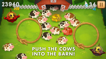 Cows vs Aliens Game Screenshot
