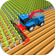 Blocky Plow Farming Harvester