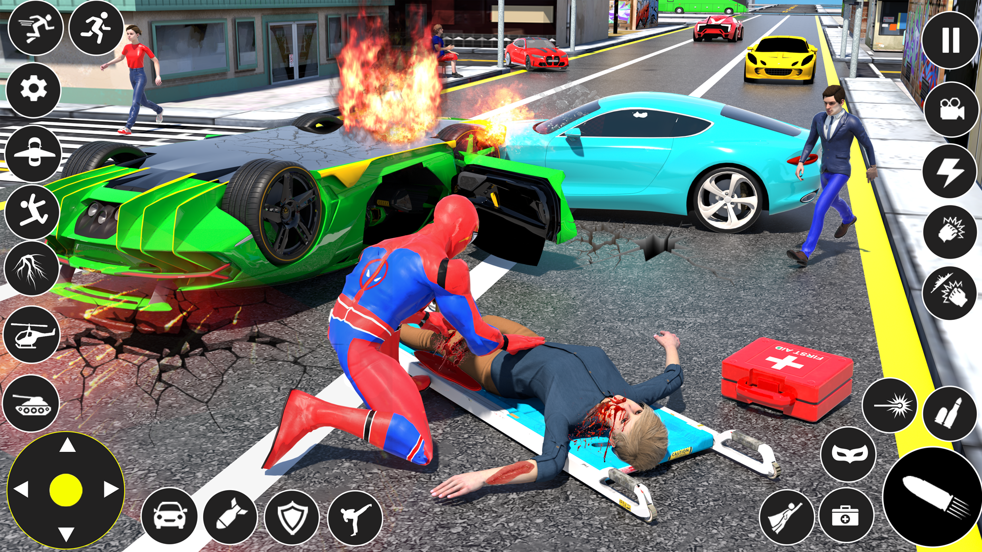 Screenshot of Superhero Games: City Battle