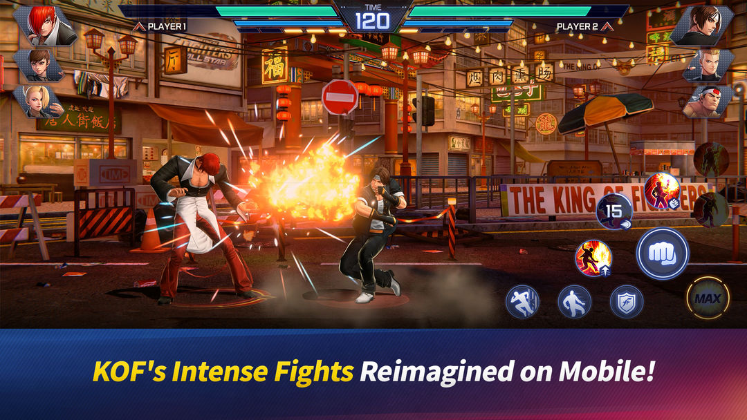 The King of Fighters ARENA ภาพหน้าจอเกม