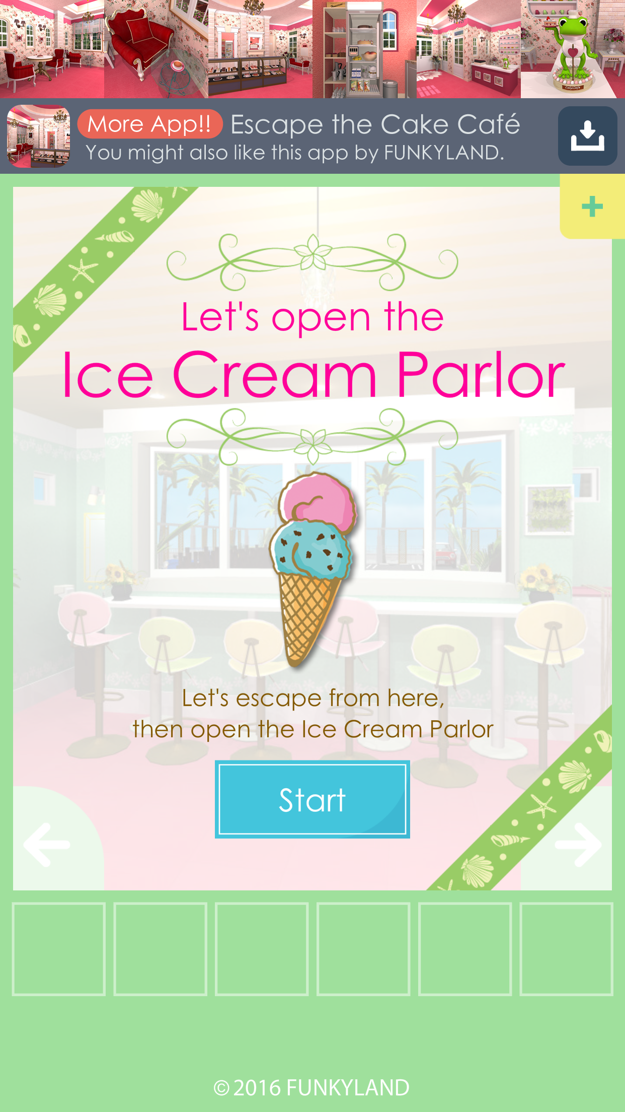 Escape the Ice Cream Parlor Game Screenshot