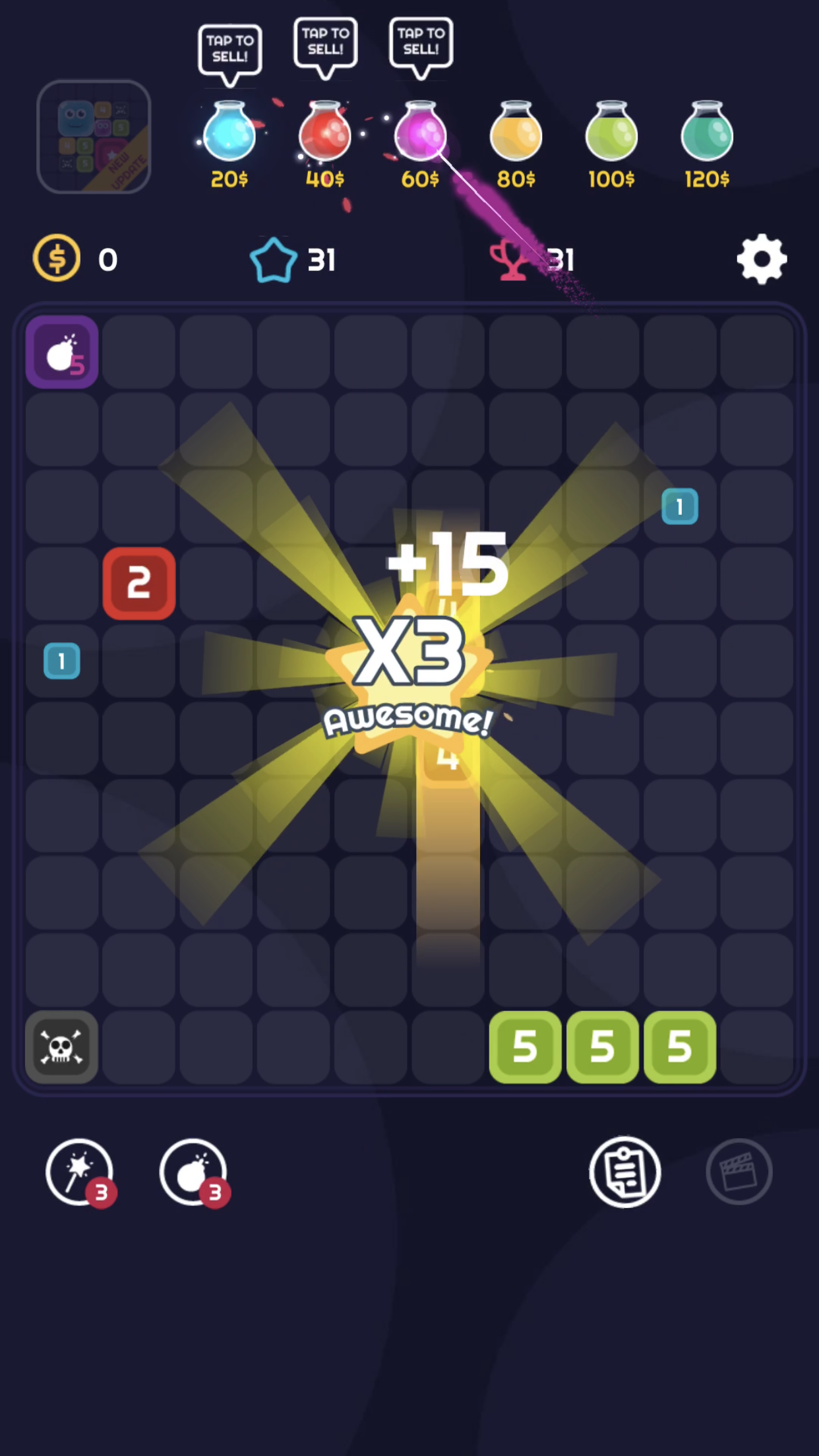 Line Puzzle Monster Game Screenshot