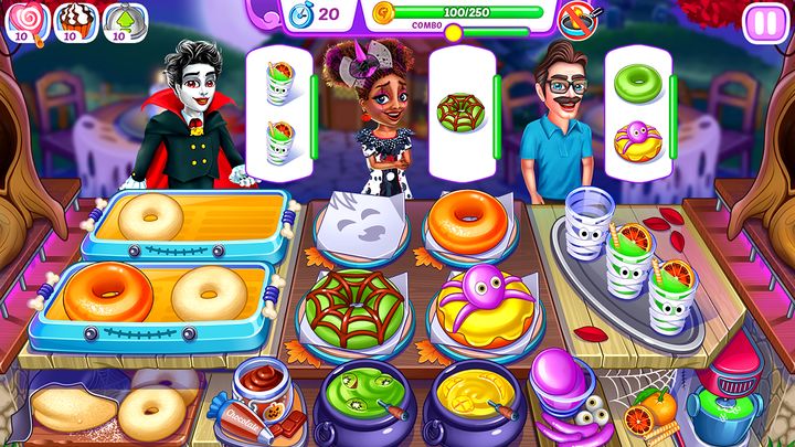 Screenshot 1 of Halloween Madness Cooking Game 3.7.2