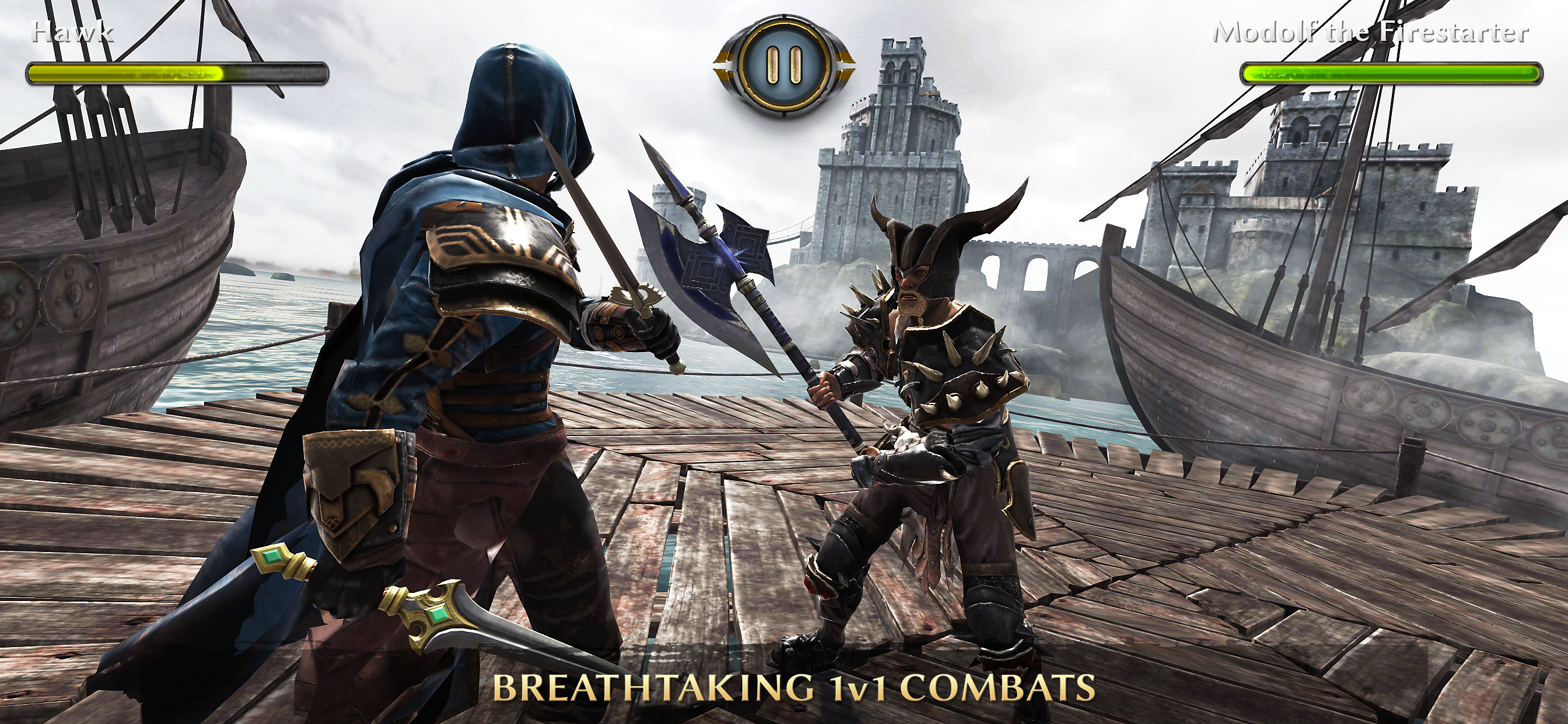 Screenshot 1 of Madilim na Bakal: Medieval Fighting 1.3