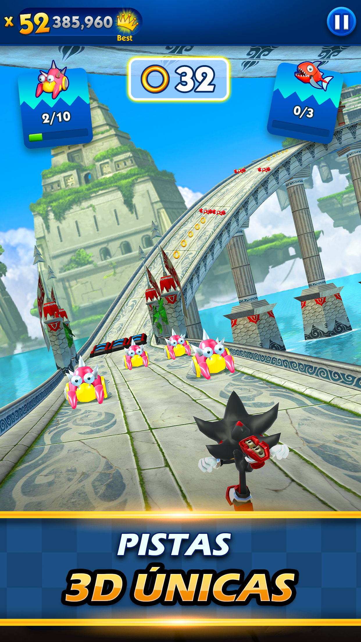 Captura de Tela do Jogo Sonic Dash: Endless Rush