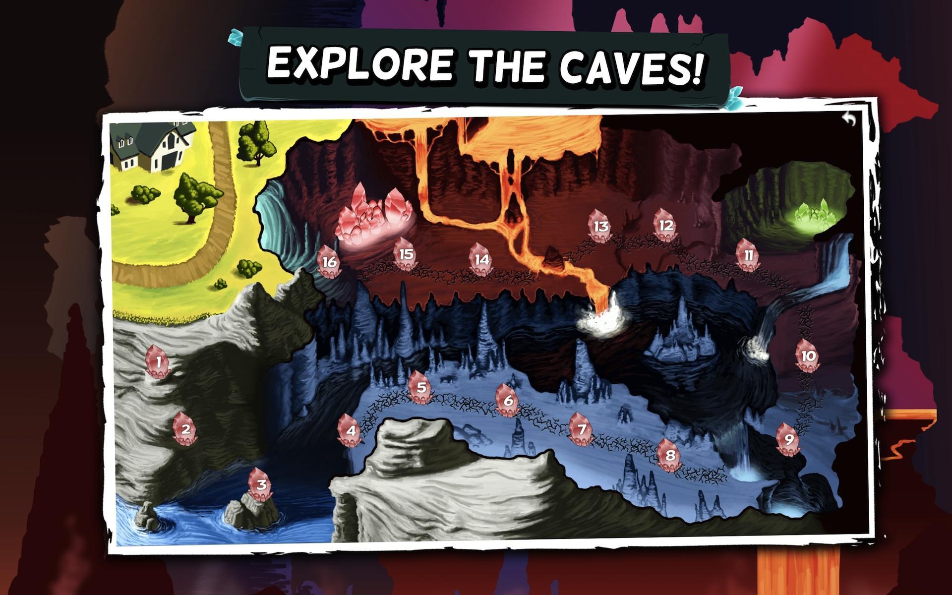 Henry and the Crystal Caves screenshot game