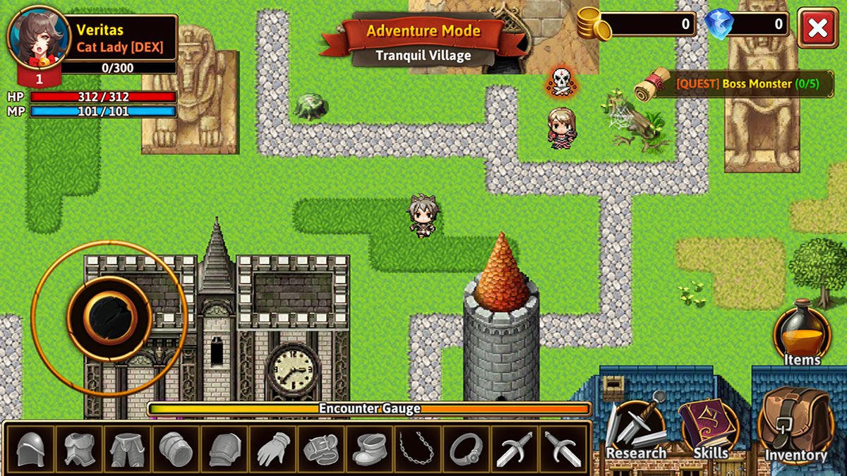 Screenshot 1 of 黑暗RPG:2D像素遊戲 2.0.2