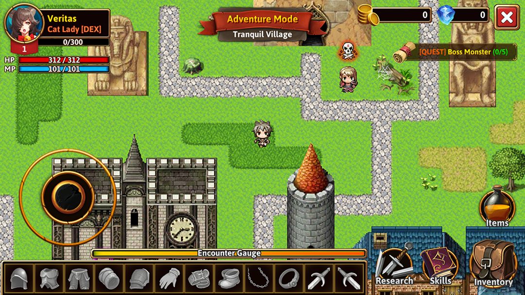 Screenshot of The Dark RPG