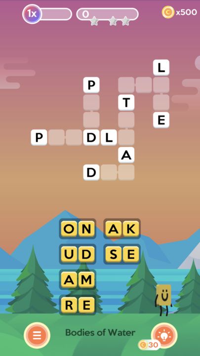 Screenshot 1 of Letter Bounce - Word Puzzles 1.0.11