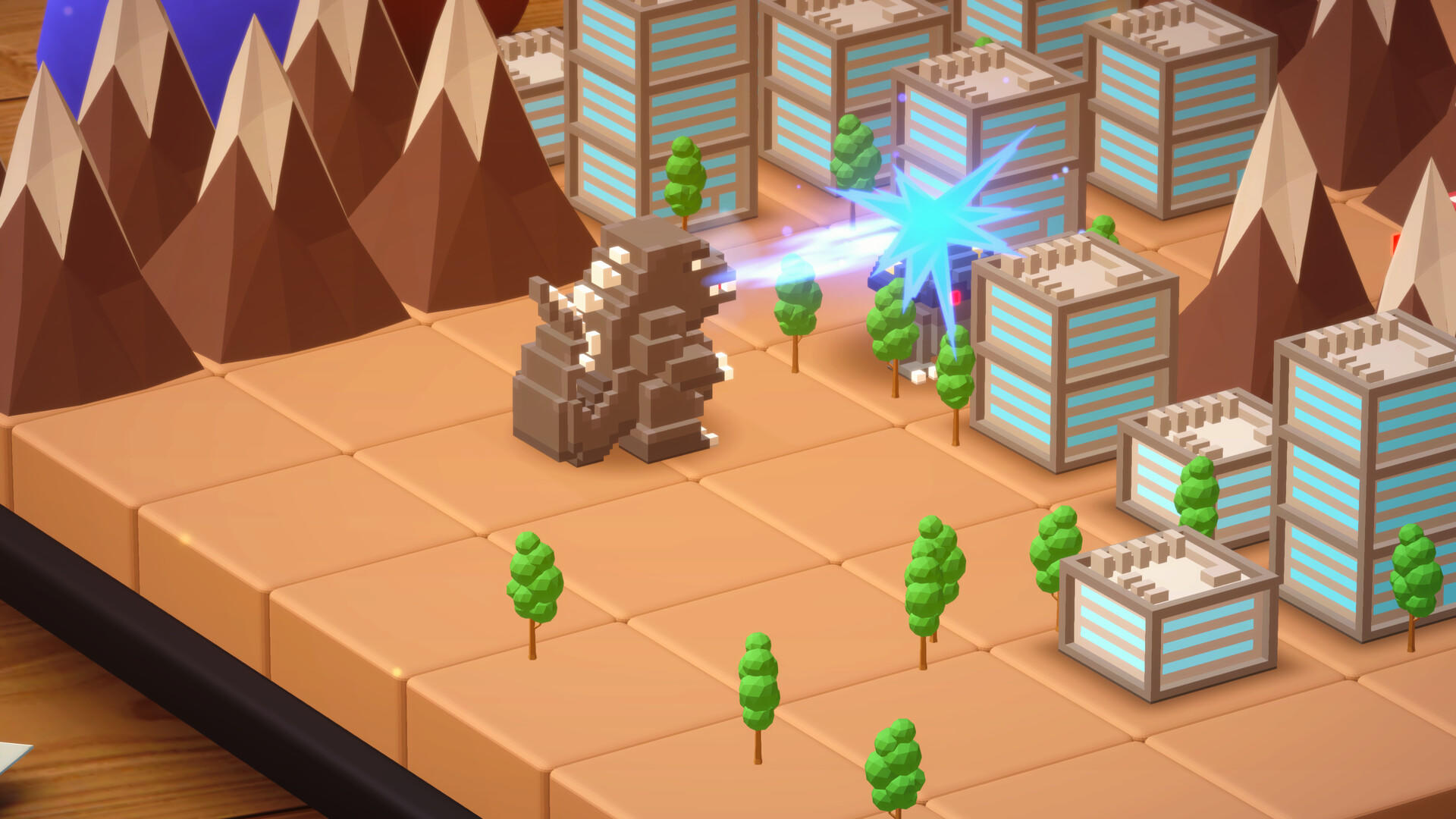 Screenshot 3 of Godzilla Voxel Wars 