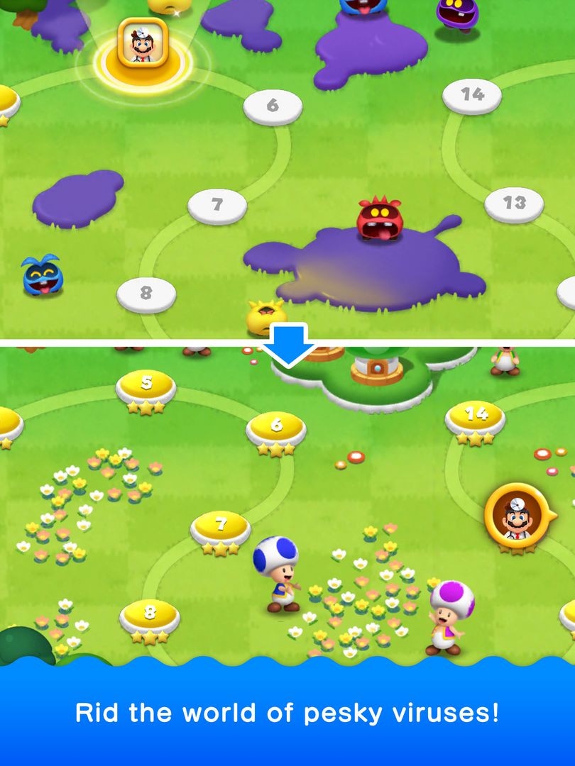 Dr. Mario World screenshot game