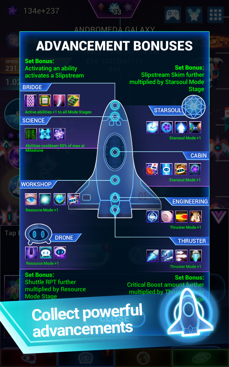 Star Tap - Idle Space Clicker Game Screenshot