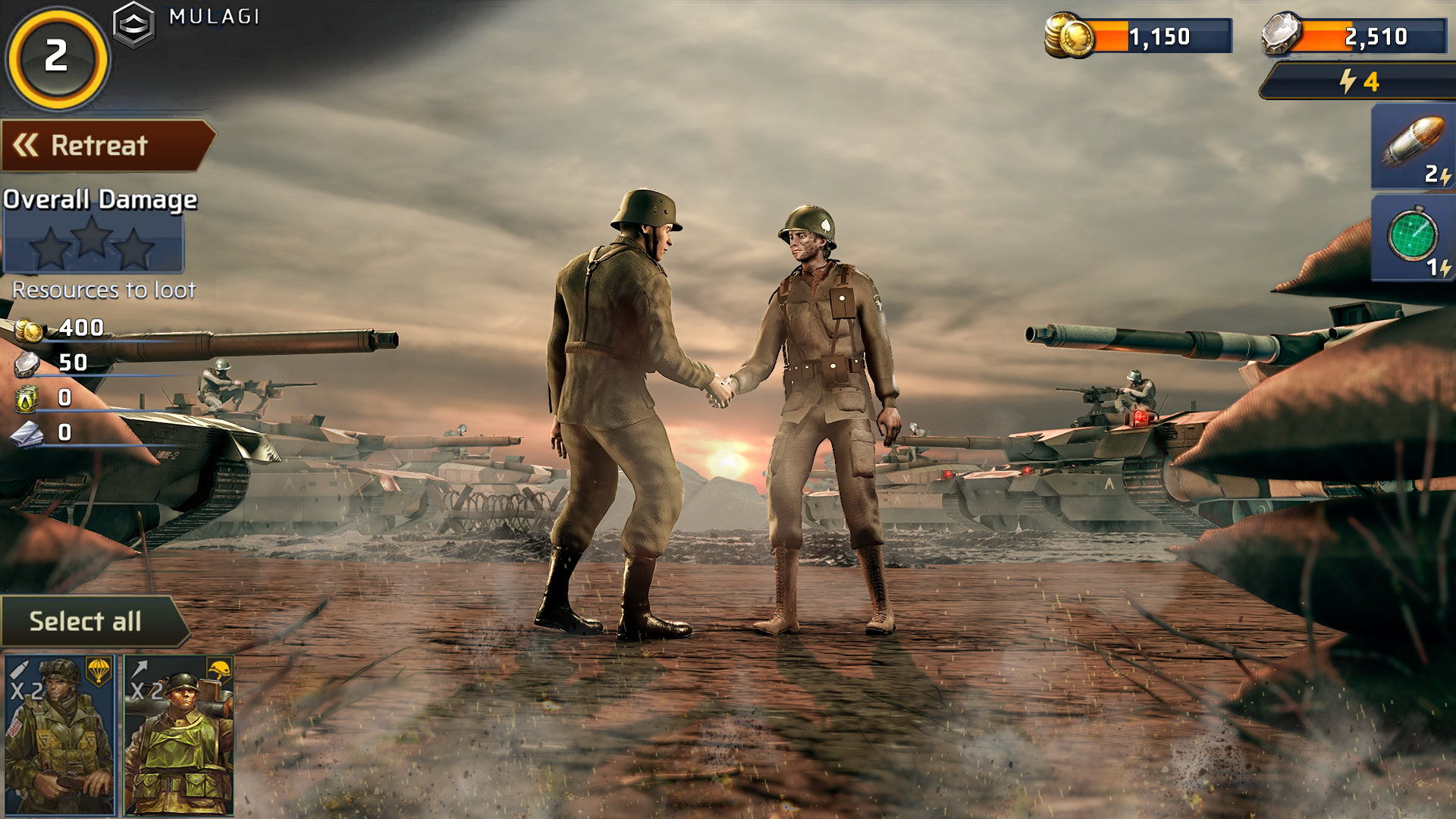 Скриншот игры World war 2 1945: ww2 games