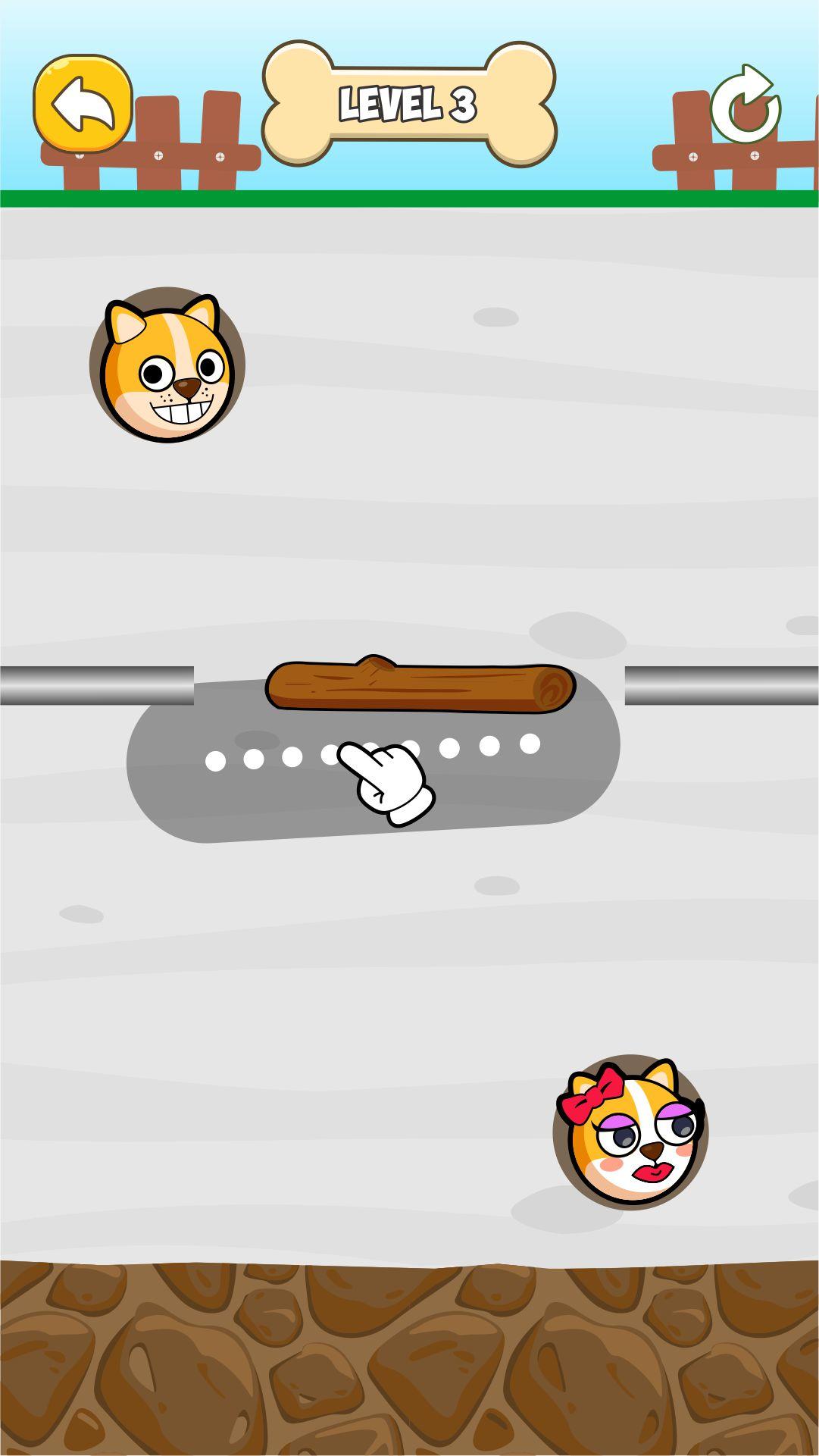 Connect Love Dog: Draw Puzzle Game Screenshot
