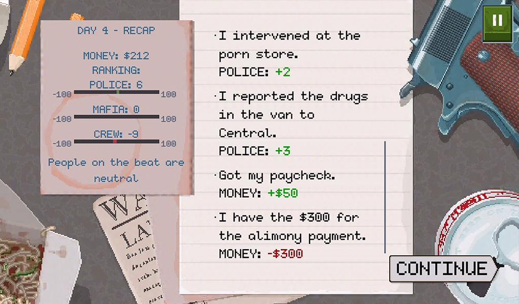 Beat Cop Game Screenshot