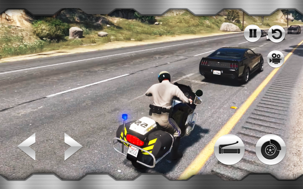 Screenshot 1 of 警察のバイク：犯罪都市ライダーシミュレーター3D 2.0