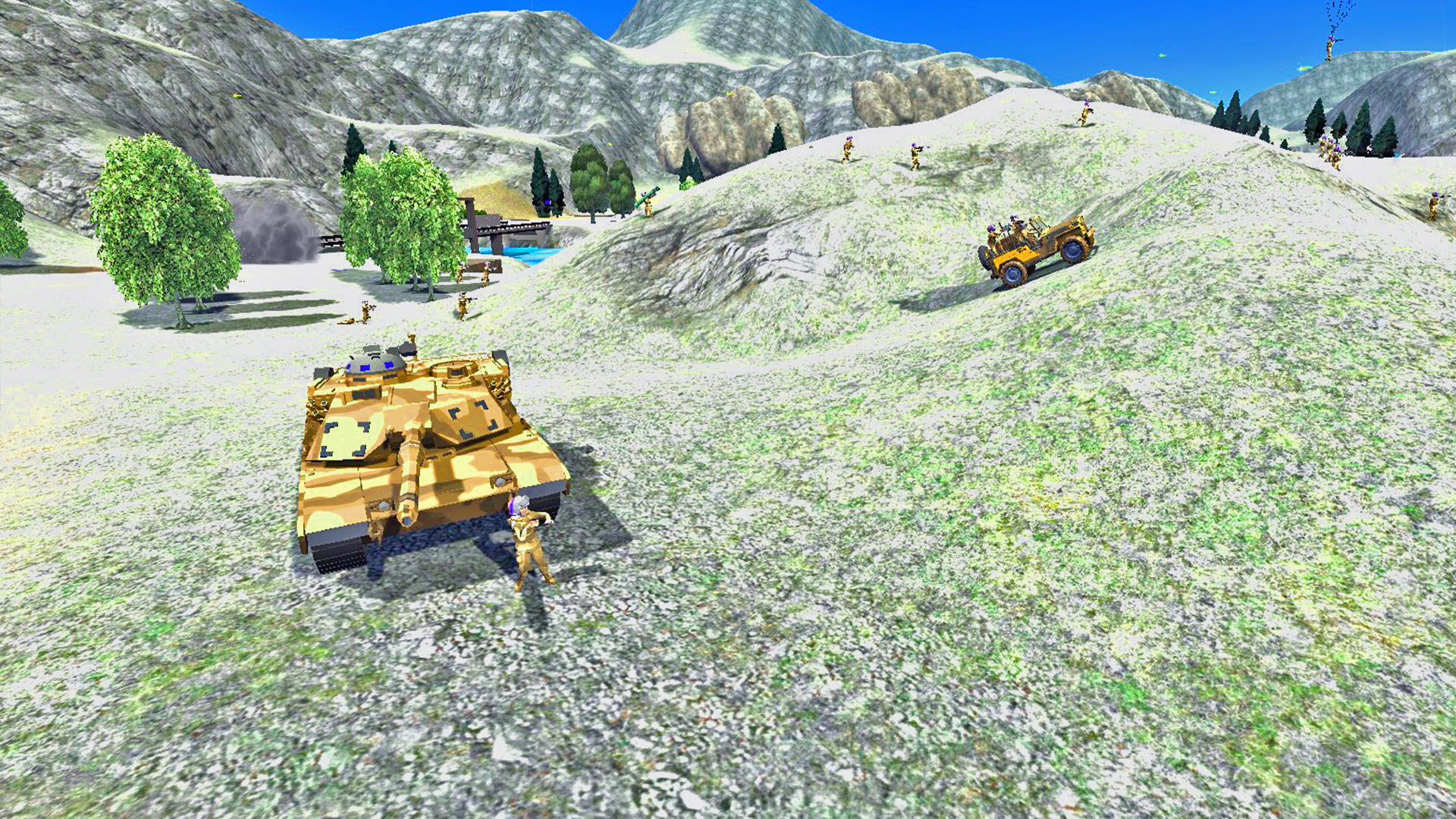 Screenshot of Battle Raven Field: Blue-Red
