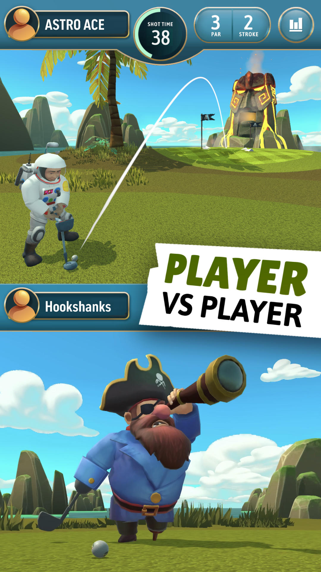 Shankstars Golf Game Screenshot