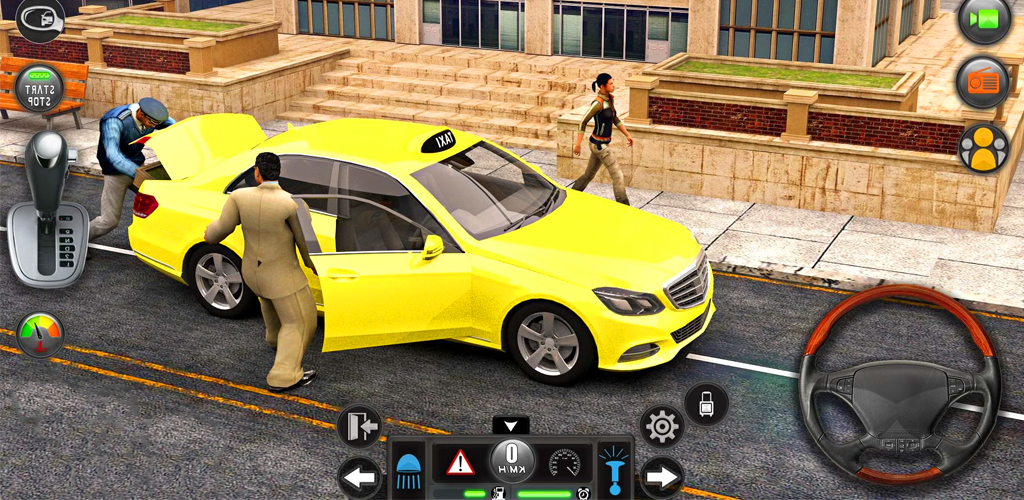 Banner of Taxi Driver Car Games: Taxi Games 2019 16
