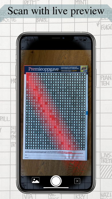 Screenshot of Crossword Scanner