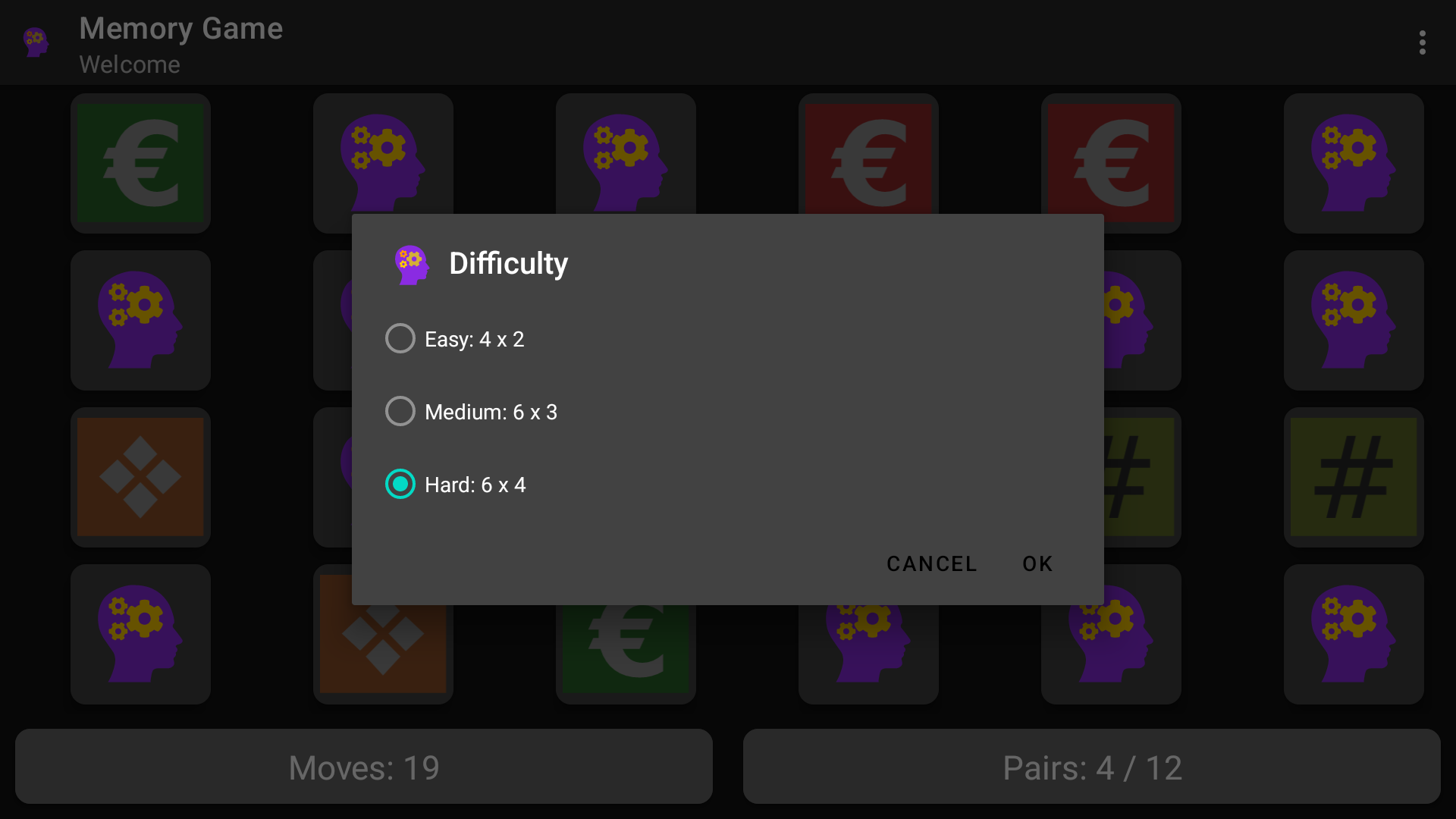 Screenshot of Memory Game - Pro