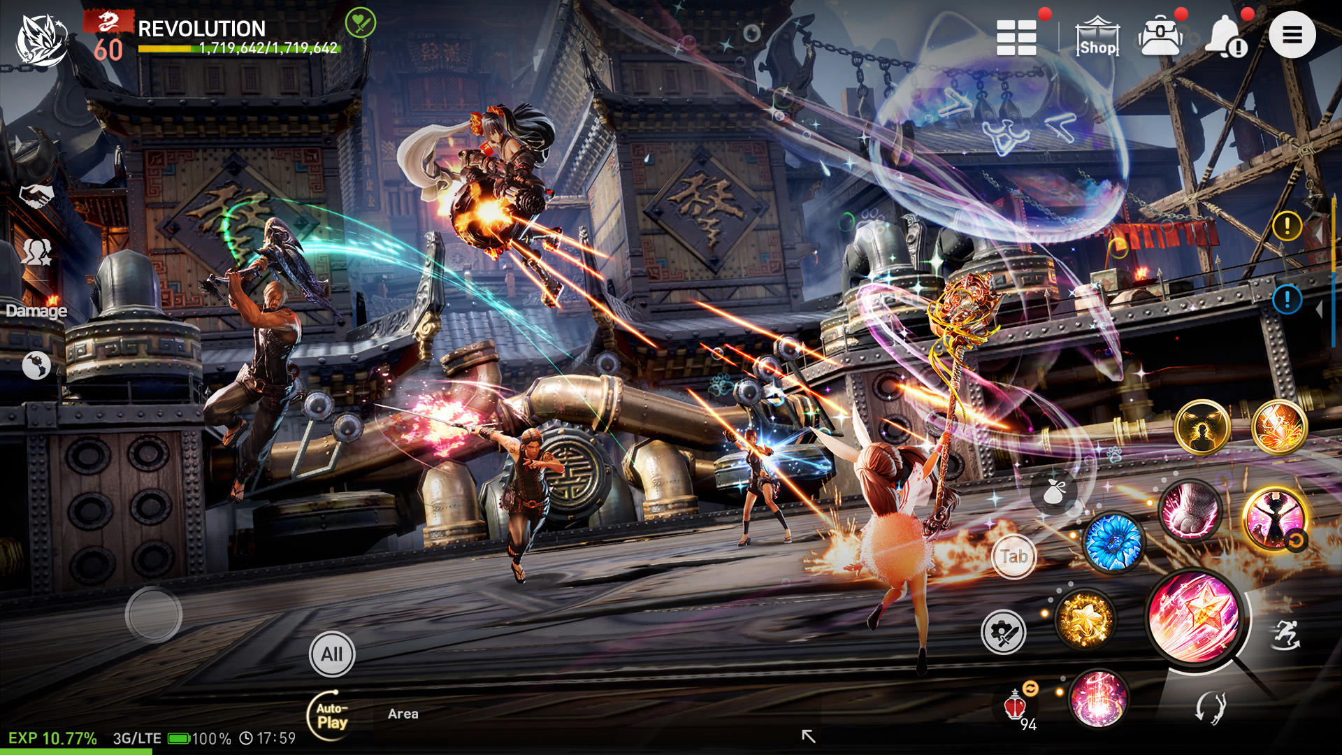Blade & Soul Revolution ゲームのスクリーンショット