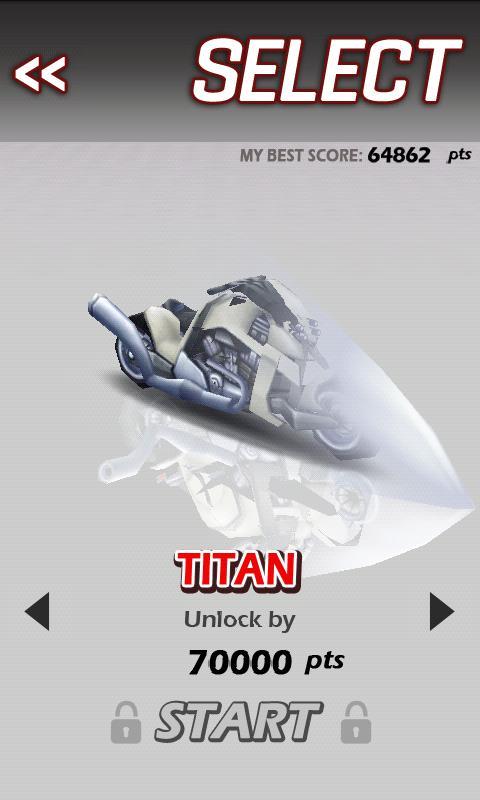 Racing Moto ゲームのスクリーンショット