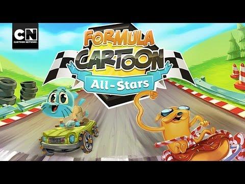 Screenshot of the video of Formula Cartoon All Stars