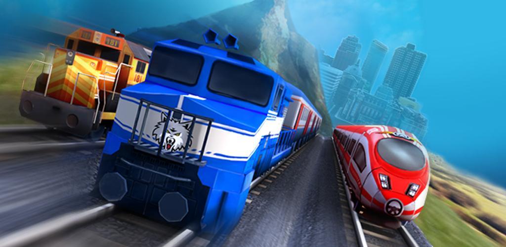 Banner of Train Racing Games 3D 2 Player 8.5