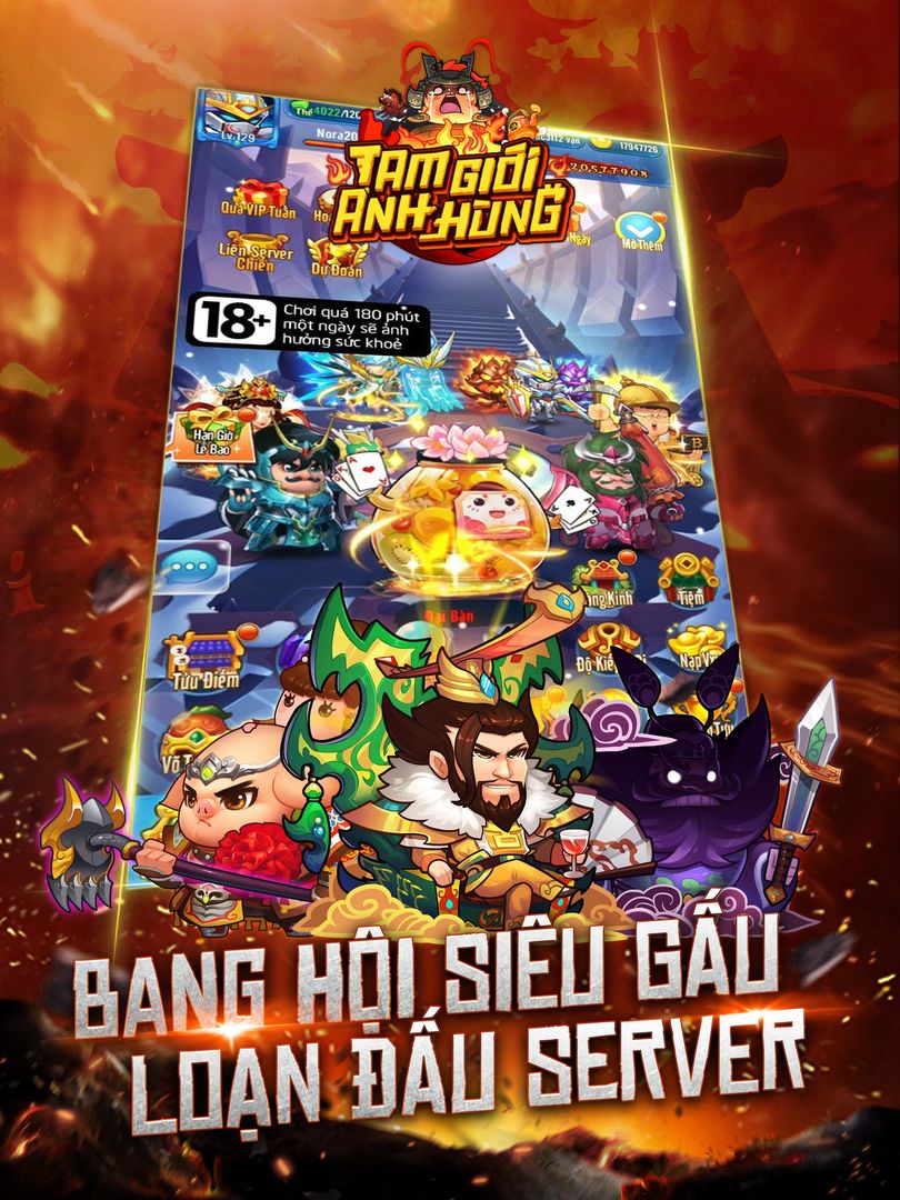 Tam Giới Anh Hùng screenshot game