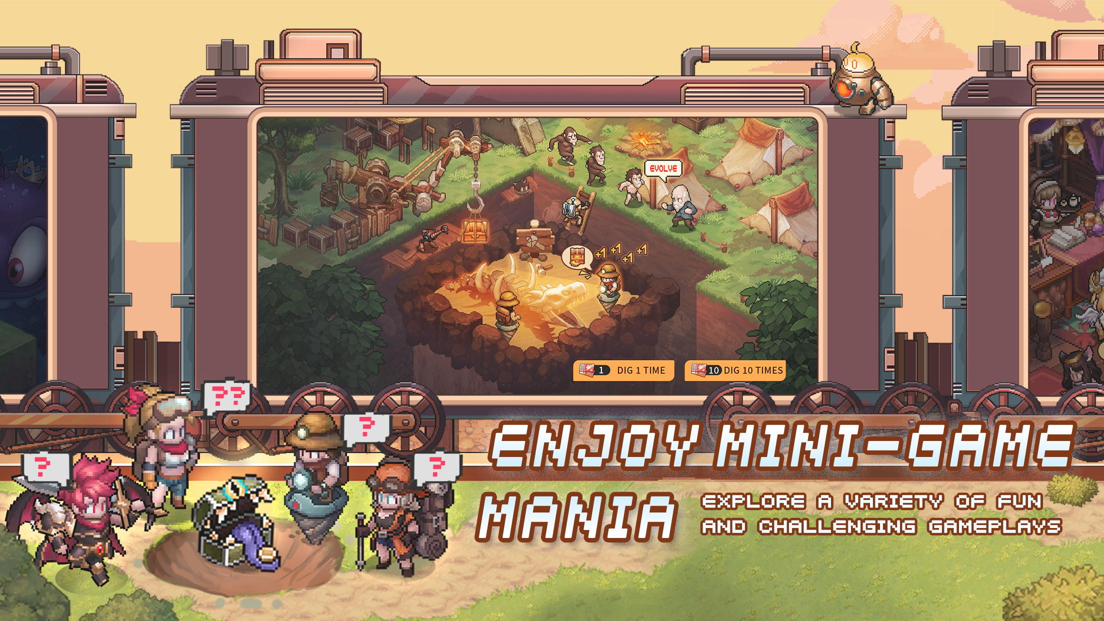 Realms of Pixel: Tech & Magic Game Screenshot