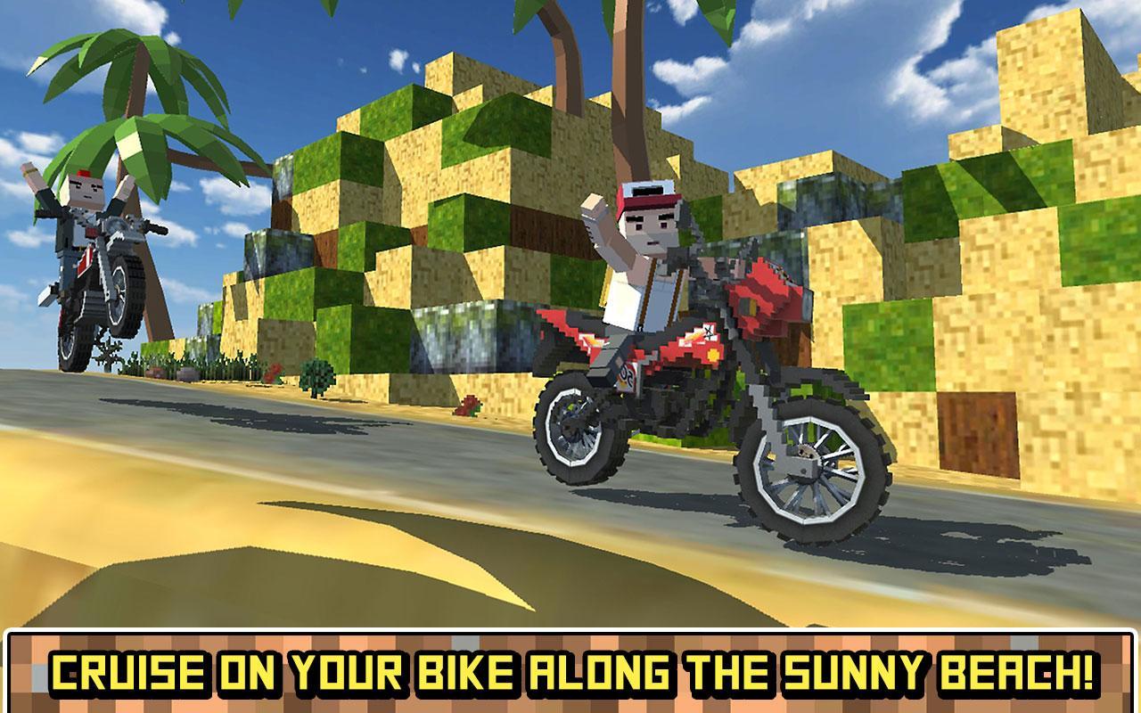 Screenshot 1 of Blocky Motorrad Summer Breeze 2.1