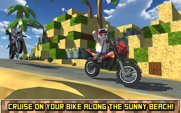 Screenshot 1 of Blocky Motorbike Summer Breeze 2.1