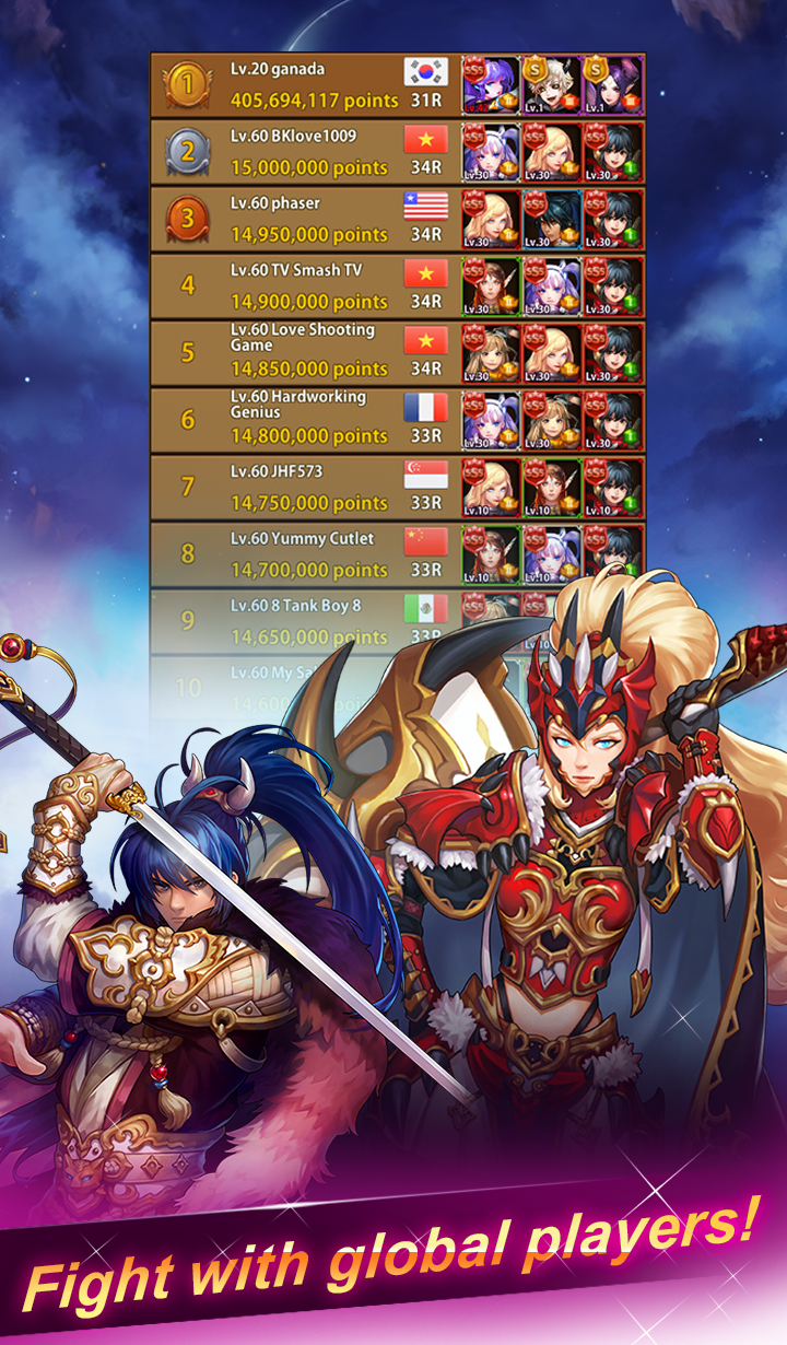 Heroes of Sky2 Game Screenshot