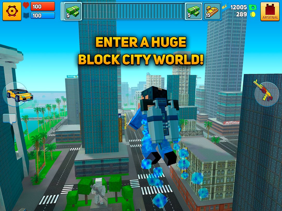 Screenshot of Block City Wars: Pixel Shooter