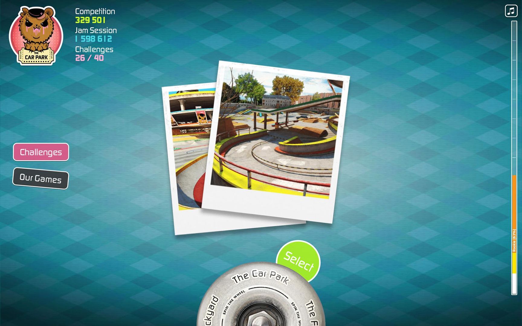 Screenshot of Touchgrind Skate 2