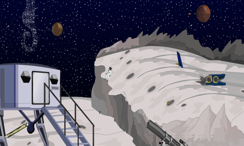 Escape From The Moon Game Screenshot