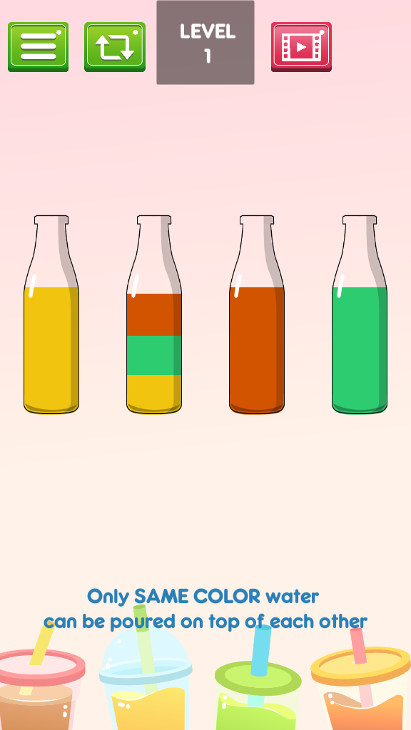 Sort Color Liquid Game Screenshot