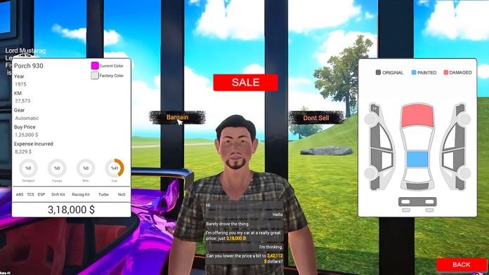 Racing Cars for Sale Sim 2024 Game Screenshot