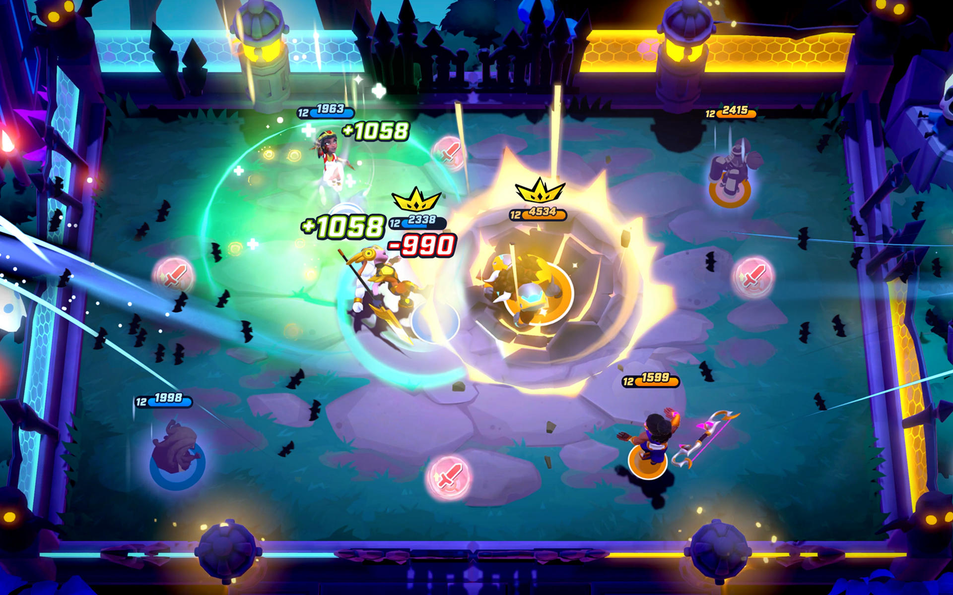 BUMP! Superbrawl ภาพหน้าจอเกม